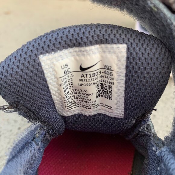 NIKE Star Runner Sneakers Toddler 6 6C Black Blue Running Shoes Unisex Girl Boys - Picture 9 of 9